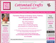 Tablet Screenshot of cottontailcrafts.co.uk